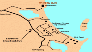Map Orient Bay